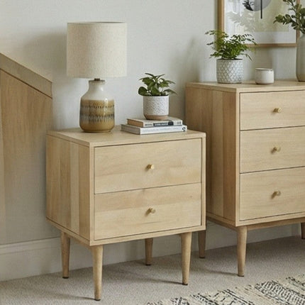 Minimalist Mango Wood Oslo Bedside Table
