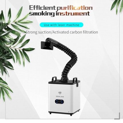 TBK618 220V Soldering Fume Extractor Industrial Soldering Iron Fume Laser Marking Fume Extractor Mobile Purifying Smoke Apparatus, TBK-618