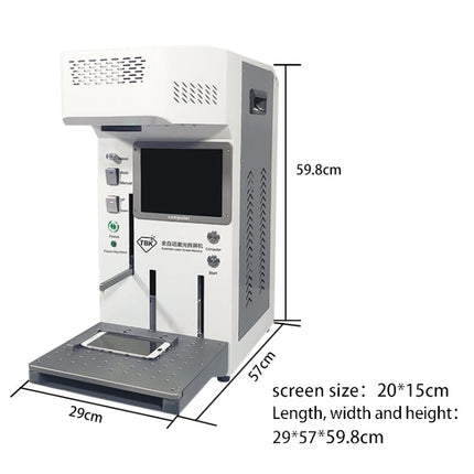 TBK-958A 220V Automatic Laser Cutting Machine Back Glass Remover Laser Separating Engraving Marking Machine, TBK-958A