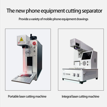 TBK-958A 220V Automatic Laser Cutting Machine Back Glass Remover Laser Separating Engraving Marking Machine, TBK-958A
