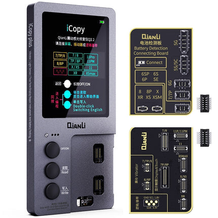 Qianli iCopy Plus 2 in 1 LCD Screen Original Color Repair Programmer For iPhone, 2 in 1 For iPhone 6-12 Series
