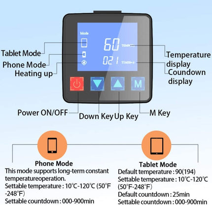 CPB CP320 LCD Screen Heating Pad Safe Repair Tool, EU Plug, CPB CP320(EUPlug)