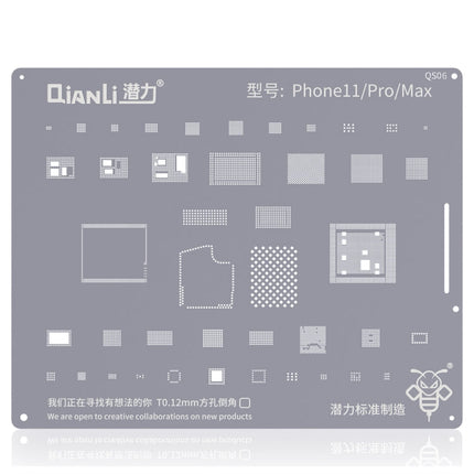 QIANLI QS06 Replacement Bumblebee Stencil For iPhone 11 / 11 Pro / Max