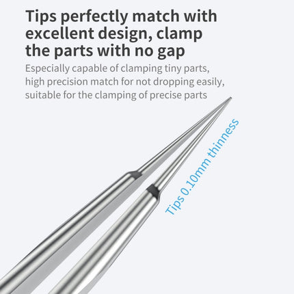 Qianli iNeezy YX-01 Stainless Steel Extra-sharp Thickened Tweezers Pointed Tweezers, YX-01