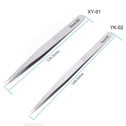 Qianli iNeezy YK-02 Stainless Steel Extra-sharp Thickened Tweezers Pointed Tweezers, Qianli iNeezy YK-02