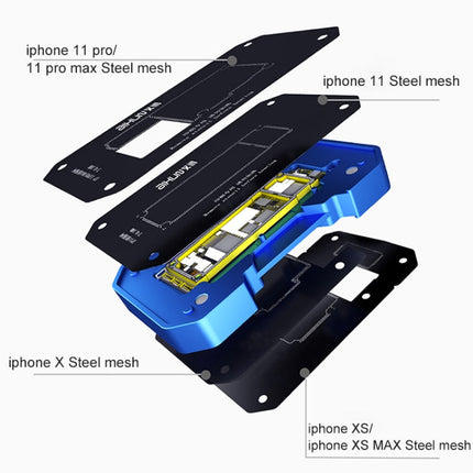 AIXUN FT06 Pro 6 in 1 PCB Printing Reballing Platform For iPX-iP11 Pro Max, AIXUN FT06 Pro