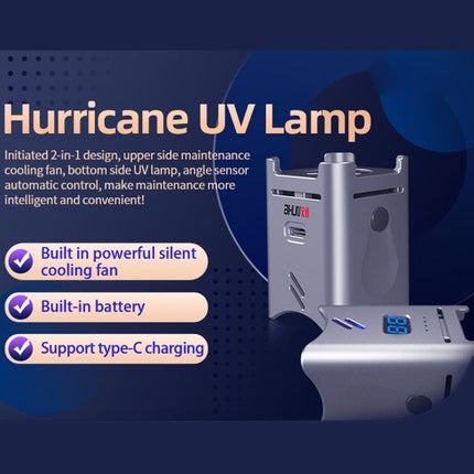 AiXun Hurricane UV Lamp With Cooling Fan, AiXun Hurricane