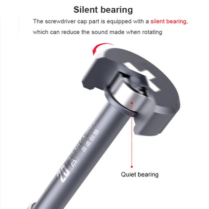 QIANLI 5 in 1 Multi-purpose 2D Grenade Magnetic Screwdriver Set, 2D