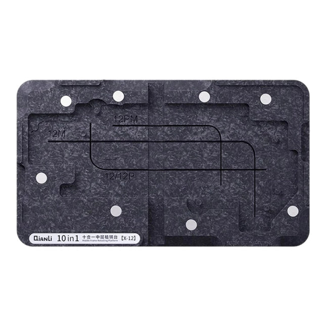 Qianli 10 in 1 Middle Frame Reballing Platform For iPhone X / XS / XS Max / 11 / 11 Pro / 11 Pro Max / 12 / 12 Pro / 12 mini / 12 Pro Max