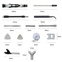 138 in 1 DIY Mobile Phone Disassembly Tool Clock Repair Multi-function Tool Screwdriver Set