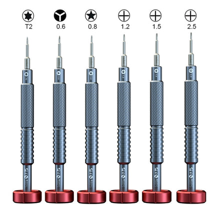 MECHANIC&XILI META Y 6 in 1 Alloy Magnetic Screwdriver Set for Mobile Phone Repair