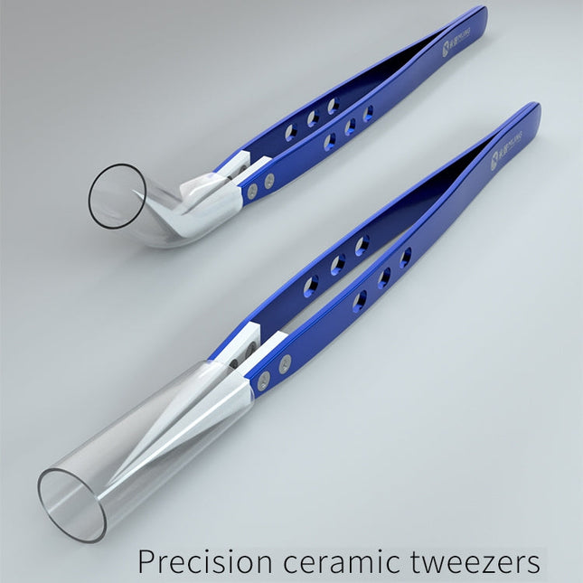 Mijing Antistatic Precision Diamagnetism Tweezers(Straight), Curved, Straight