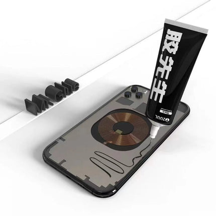 2UUL Mr Glue 25ml Strong Adhesive for Repair, Glue Black, Glue White