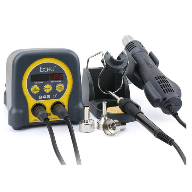 BAKU ba-942 Led BGA SMD Hot Air Rework Soldering Station, EU Plug, EU Plug