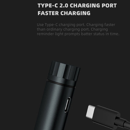 JAKEMY JM-Y05 8 in 1 Type-c Fast Charging Dual Power High Precision Electric Screwdriver, JM- Y05