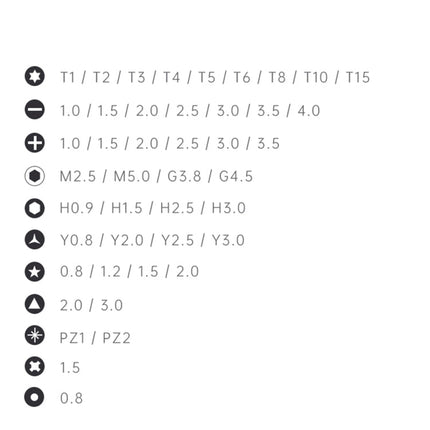 JAKEMY JM-8184 47 in 1 CR-V Precision Magnetic Screwdriver Set, JM-8184