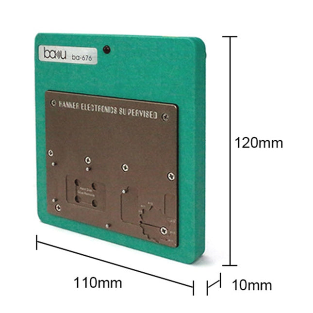 BAKU BA-676 110V-120V Multifuntional PCB IC Glue Remove Thermostatic Heating Platform for iPhone X / XS / XS Max / 11 / 11 Pro / 11 Pro Max, CN Plug, CN Plug