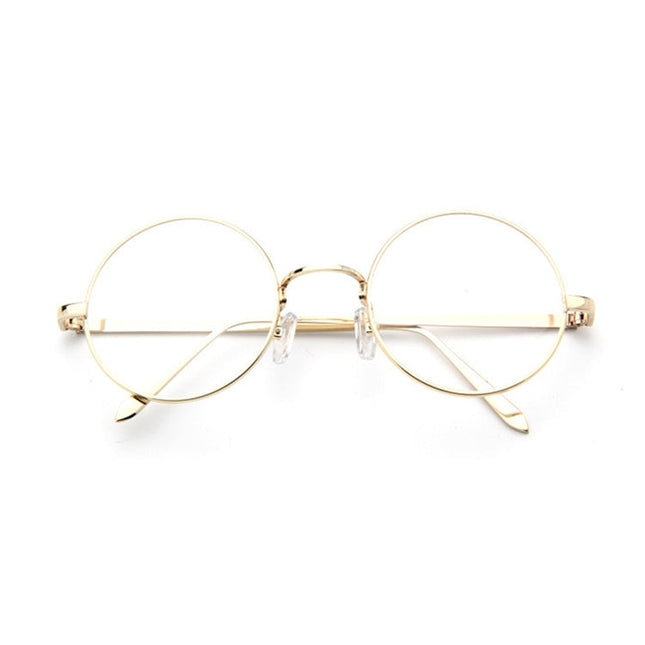 Round-Framed Glasses Small Fresh, Silver, Bronze, Gun gray, Round-Framed Glasses, Golden