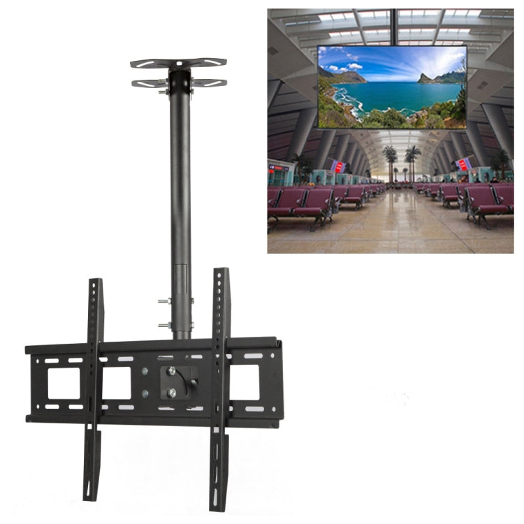 32-70 inch Universal Height & Angle Adjustable LCD TV Wall-mounted Ceiling Dual-use Bracket, Retractable Length: 1m, 1m