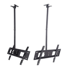 32-70 inch Universal Height & Angle Adjustable LCD TV Wall-mounted Ceiling Dual-use Bracket, Retractable Length: 1m, 1m