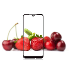 2Pcs mocolo 0.33mm 9H 2.5D Silk Print Tempered Glass Film, Redmi 7, Xiaomi Mi9 se, Xiaomi Mi 9, Redmi Note7