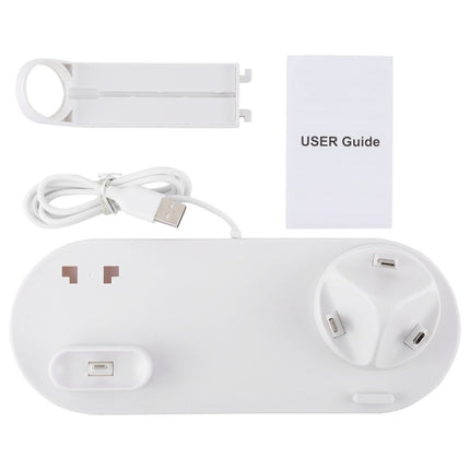 HQ-UD15 Rotatable Wireless Charging Base with Stand for Phones / iWatches / AirPods (Silver), without Wireless Charging White, without Wireless Charging Black, White (with wireless charging), Black (without wireless charging)
