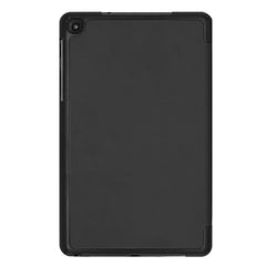 ENKAY High Quality PU Leather + Plastic Bottom Case with Three-folding Holder for Samsung Galaxy Tab A 8 (2019) P200 / P205, For Galaxy Tab A 8 (2019)