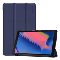 ENKAY High Quality PU Leather + Plastic Bottom Case with Three-folding Holder for Samsung Galaxy Tab A 8 (2019) P200 / P205, For Galaxy Tab A 8 (2019)