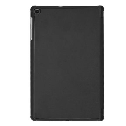 ENKAY High Quality PU Leather + Plastic Bottom Case with Three-folding Holder for Samsung Galaxy Tab A 10.1 (2019) T510 / T515, For Galaxy Tab A 10.1 (2019) T510, For Galaxy Tab A 10.1 (2019) T510 / T515