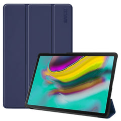 ENKAY High Quality PU Leather + Plastic Bottom Smart Case with Three-folding Holder for Samsung Galaxy Tab S5e 10.5 T720 / T725, For Galaxy Tab S5e