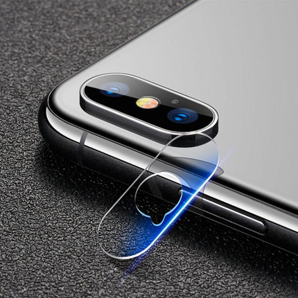 2pcs mocolo 0.15mm 9H 2.5D Round Edge Rear Camera Lens Tempered Glass Film, for iphone xs / x, for iphone xr, for iphone xs max, for iphone 8plus / 7plus, for iphone 8 / 7