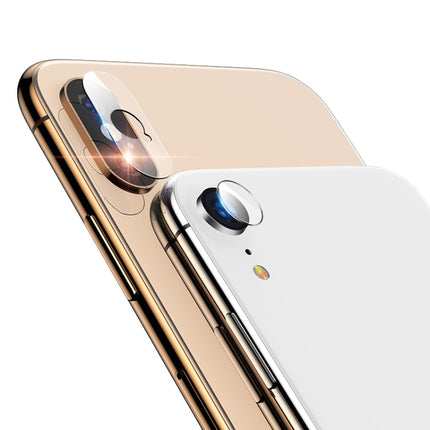 2pcs mocolo 0.15mm 9H 2.5D Round Edge Rear Camera Lens Tempered Glass Film, for iphone xs / x, for iphone xr, for iphone xs max, for iphone 8plus / 7plus, for iphone 8 / 7