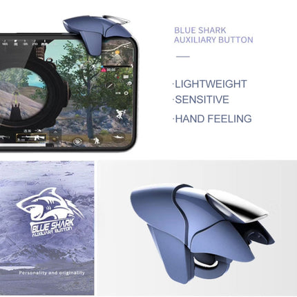 Blue Shark Shark Eat Chicken Game Auxiliary Handle, Blue