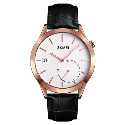 SKMEI 1581 Creative Fashion Men Watch Simple Casual Outdoor Sports Waterproof Two-Pin Quartz Watch