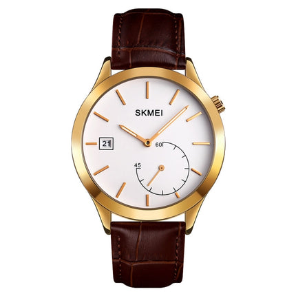 SKMEI 1581 Creative Fashion Men Watch Simple Casual Outdoor Sports Waterproof Two-Pin Quartz Watch