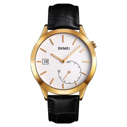 SKMEI 1581 Creative Fashion Men Watch Simple Casual Outdoor Sports Waterproof Two-Pin Quartz Watch