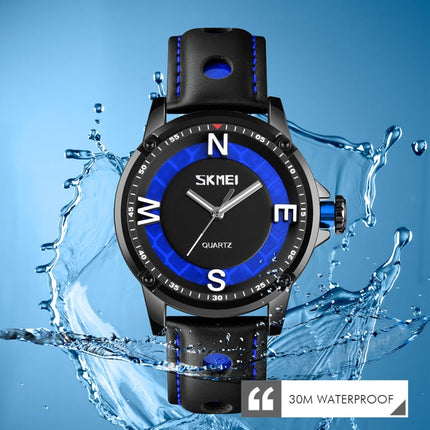 SKMEI 9211 Fashion Sports Stereo Dial Luminous Pointer Creative Watch Business Trend Men Quartz Watch