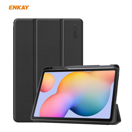 For Samsung Galaxy Tab S6 Lite P610 / P615 ENKAY ENK-8003 PU Leather + TPU Smart Case with Pen Slot, For Galaxy Tab S6 Lite, For Samsung Galaxy Tab S6 Lite