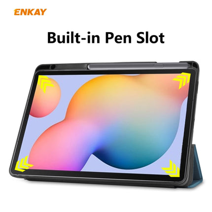 For Samsung Galaxy Tab S6 Lite P610 / P615 ENKAY ENK-8003 PU Leather + TPU Smart Case with Pen Slot, For Galaxy Tab S6 Lite, For Samsung Galaxy Tab S6 Lite