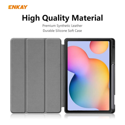 For Samsung Galaxy Tab S6 Lite P610 / P615 ENKAY ENK-8003 PU Leather + TPU Smart Case with Pen Slot, For Galaxy Tab S6 Lite, For Samsung Galaxy Tab S6 Lite