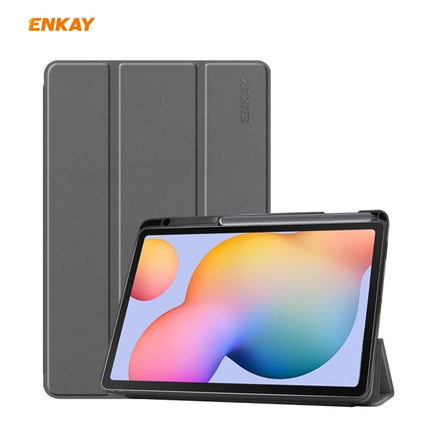 For Samsung Galaxy Tab S6 Lite P610 / P615 ENKAY ENK-8003 PU Leather + TPU Smart Case with Pen Slot, For Galaxy Tab S6 Lite, For Samsung Galaxy Tab S6 Lite