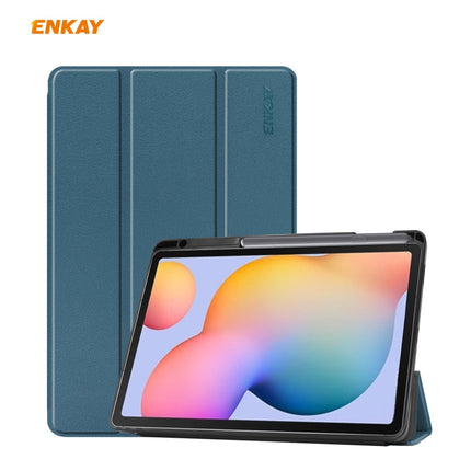 For Samsung Galaxy Tab S6 Lite P610 / P615 ENKAY ENK-8003 PU Leather + TPU Smart Case with Pen Slot, For Galaxy Tab S6 Lite, For Samsung Galaxy Tab S6 Lite