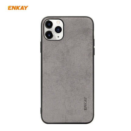 For iPhone 11 Pro Max ENKAY ENK-PC030 Business Series Fabric Texture PU Leather + TPU Soft Slim Case Cover, For iPhone 11 Pro Max