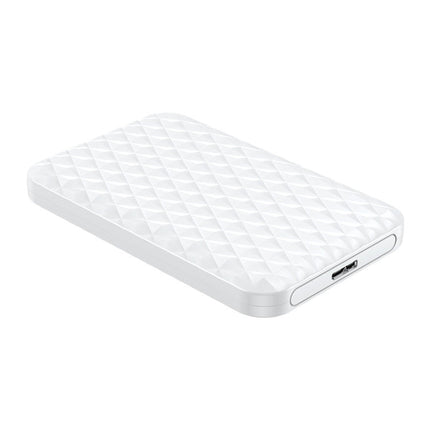 ORICO 2520U3 2.5-Inch Portable Hard Drive Enclosure, White, Black