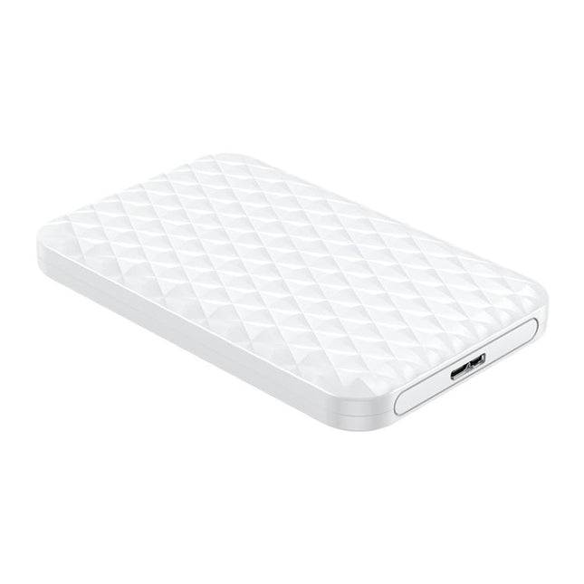 ORICO 2520U3 2.5-Inch Portable Hard Drive Enclosure, White, Black