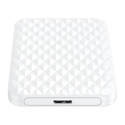 ORICO 2520U3 2.5-Inch Portable Hard Drive Enclosure, White, Black