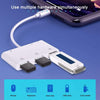 ZS-S1852 6 in 1 3 USB Female to 8 Pin Male OTG Camera Card Reader Adapter with SD & TF Card & 8 Pin Charging Interface, Support All iOS System