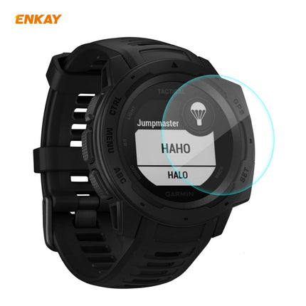 ENKAY Hat-Prince 0.2mm 9H 2.15D Curved Edge Tempered Glass Screen Protector  Watch Film, For Garmin Forerunner 45 / 45S, For Garmin Forerunner 735 / 735XT, For Garmin Instinct Tactical, For Garmin Approach S62, For Garmin Swim 2