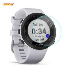 ENKAY Hat-Prince 0.2mm 9H 2.15D Curved Edge Tempered Glass Screen Protector  Watch Film, For Garmin Forerunner 45 / 45S, For Garmin Forerunner 735 / 735XT, For Garmin Instinct Tactical, For Garmin Approach S62, For Garmin Swim 2