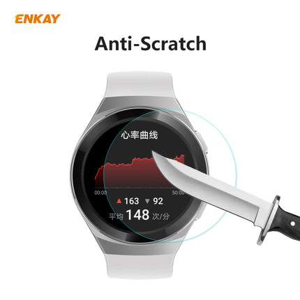 For HUAWEI Watch GT 2E 46mm Dynamic Edition ENKAY Hat-Prince 0.2mm 9H 2.15D Curved Edge Tempered Glass Screen Protector  Watch Film, 1 PCS, 2 PCS